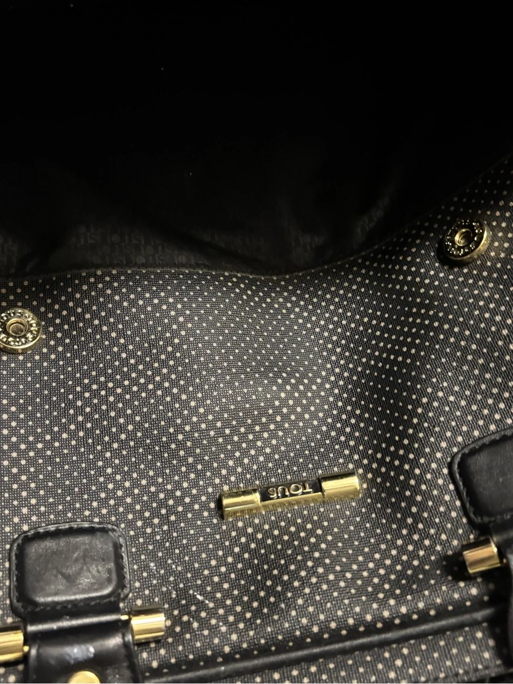 Black Men's  Tous Carry-All Briefcase‎ Bag
